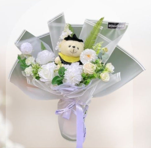 Buket Wisuda Rose Mix Bouquet HGd#34
