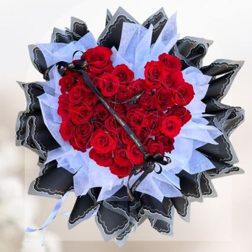 HBr#30 – Rose Bouquet 40 Love Red Roses