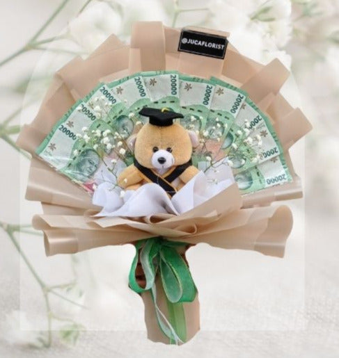 Buket Wisuda Money Bouquet HGd#35