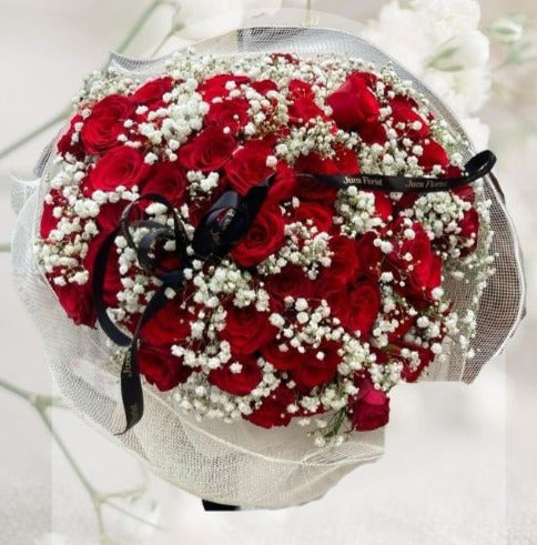 HBr#35 – Rose Bouquet 100 Red Roses