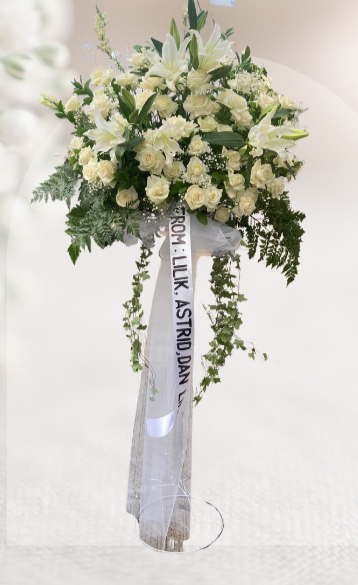 Sf#40 — Rose, Lily - TALL Standing Flower