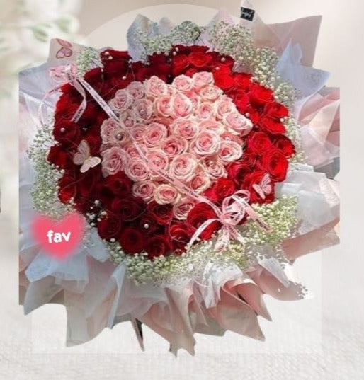 HBr#36 – Rose Bouquet 120 Mixed Roses