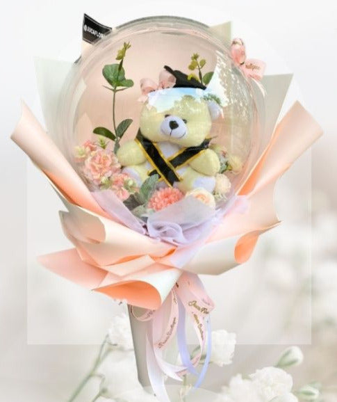 Buket Wisuda Acrylic Balloon Bouquet HGd#45