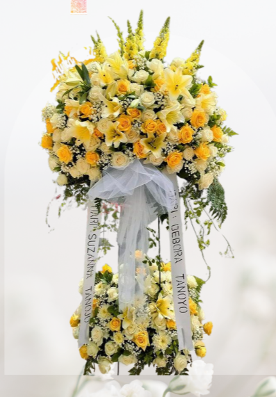 Sf#57 – Standing Flower Rose Lily Ivy Snap Dragon Atas Bawah BIG