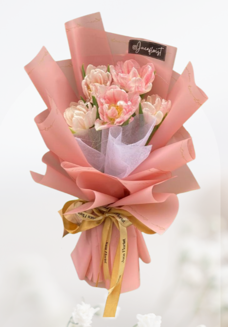 HBt#01 — Pink Tulip Bouquet