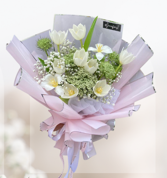 HBt#06 — White Tulip & Animajus Bouquet