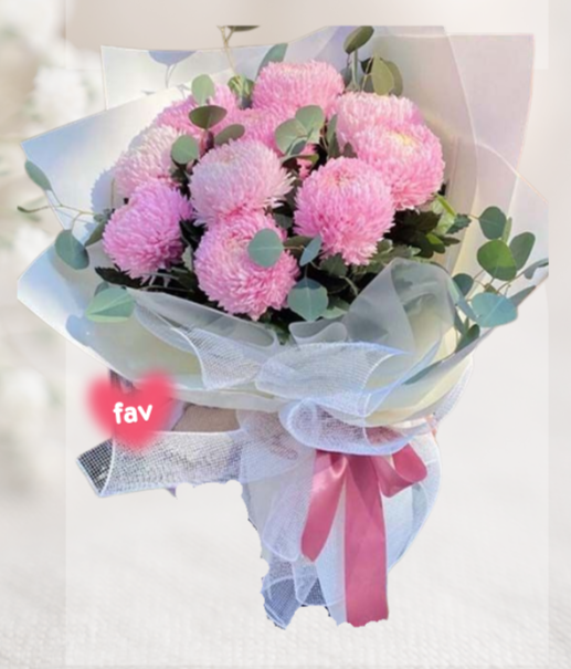 HBp#08 — 10 Pink Peony Mom Bouquet