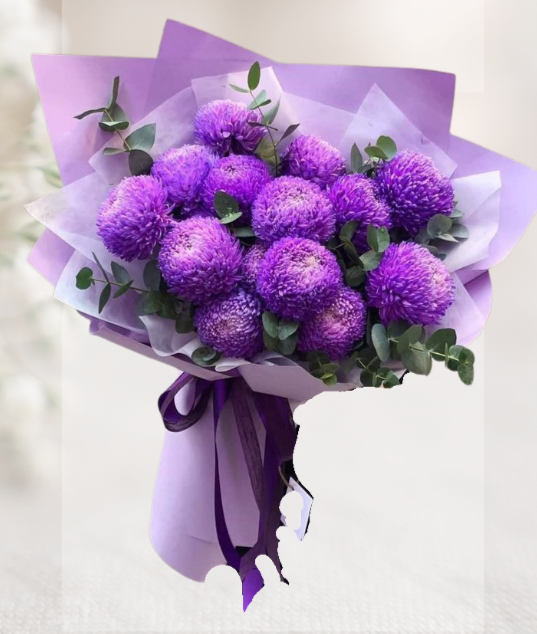 HBp#12 — 15 Purple Peony Mom Bouquet