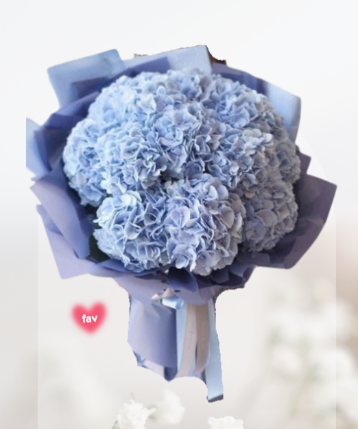 HBh#05 — Large Hydrangea Blue Bouquet