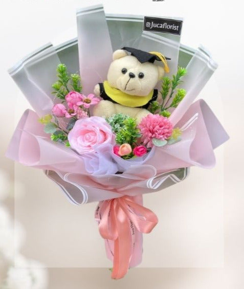 Buket Wisuda Rose Mix Bouquet HGd#10