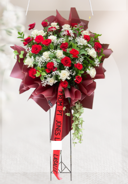 Sf#12 — Full Mix Rose Standing Flower