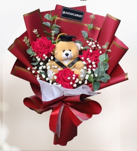 Buket Wisuda Rose Mix Bouquet HGd#22