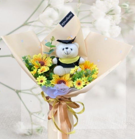 Buket Wisuda Sun Flower Bouquet HGd#15