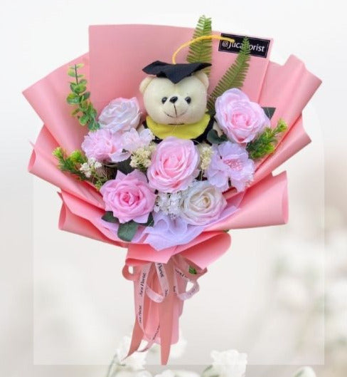Buket Wisuda Rose Mix Bouquet HGd#25
