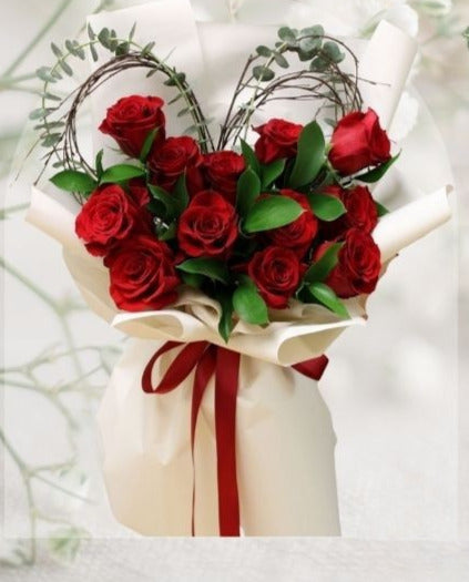 HBr#23 – Rose Bouquet 10 Love Red Roses