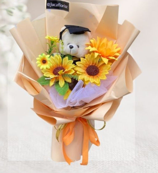 Buket Wisuda Rose Mix Bouquet HGd#28