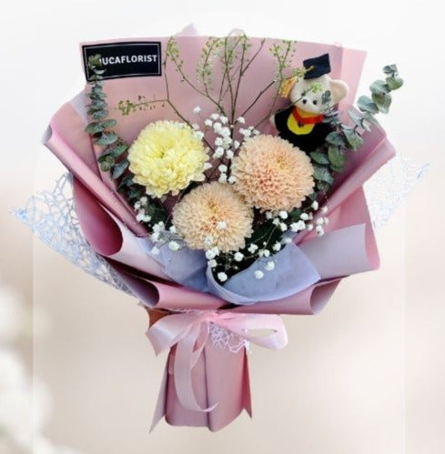 Buket Wisuda Fresh Gompi Bouquet HGd#30