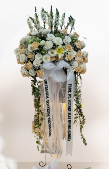 Sf#30 — Mix Roses, Lily Standing Flower