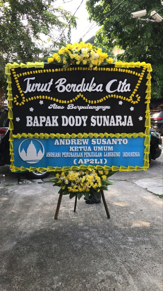 Papan Bunga Turut Berduka Cita
